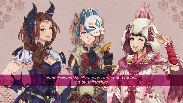 Halfbody group + simple bg