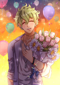 Halfbody + simple bg