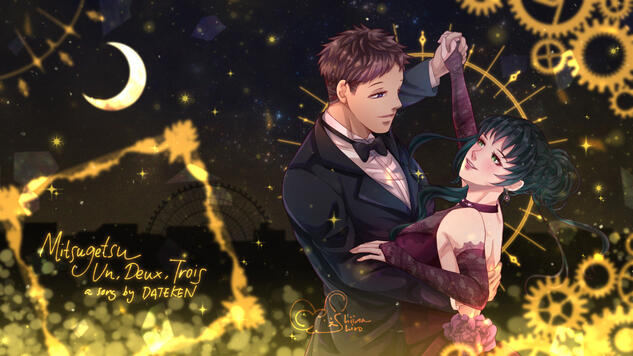 Mitsugetsu Un, Deux, Trois by DATEKEN parody featuring my OCs, Niko and Rini
